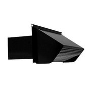 Broan-Nutone Broan & Nutone 639 Wall Cap Duct  Black 3402344